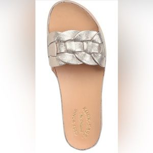 EUC Kork-Ease Dolphin Slide in gold sz 9